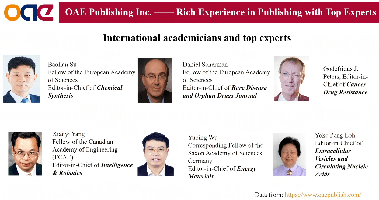 OAE Publishing Inc. logo and journal introduction slide